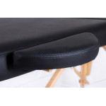 RestPro Classic Oval 2 Black Κρεβάτι "LUX" Μασάζ Φυσικοθεραπείας Βαλίτσα